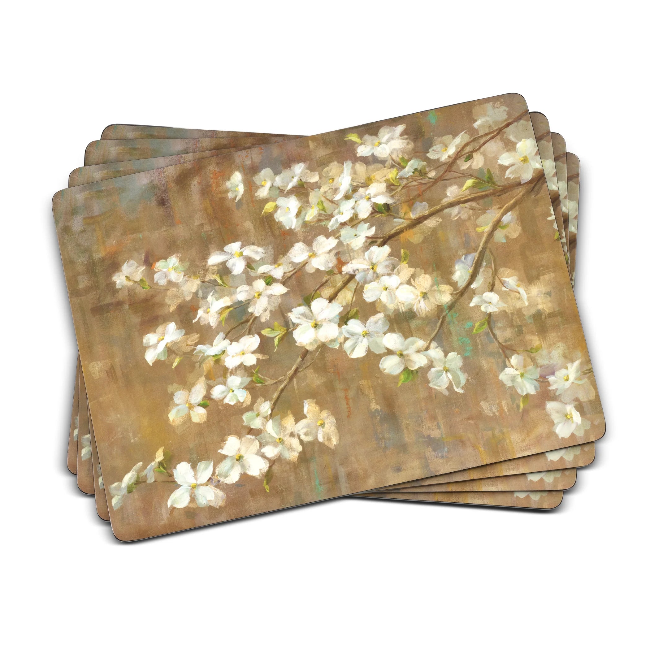 Pimpernel - Dogwood in Spring Cork-Backed Placemat (Set of 4)
