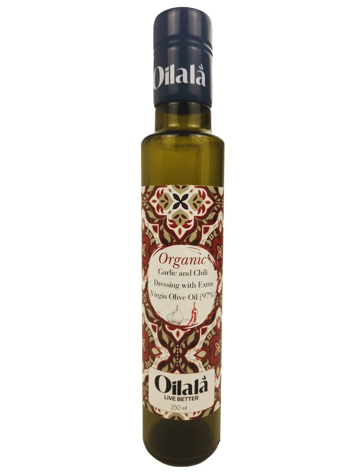 Oilalà Garlic and Chili Flavored Organic Extra Virgin Olive Oil