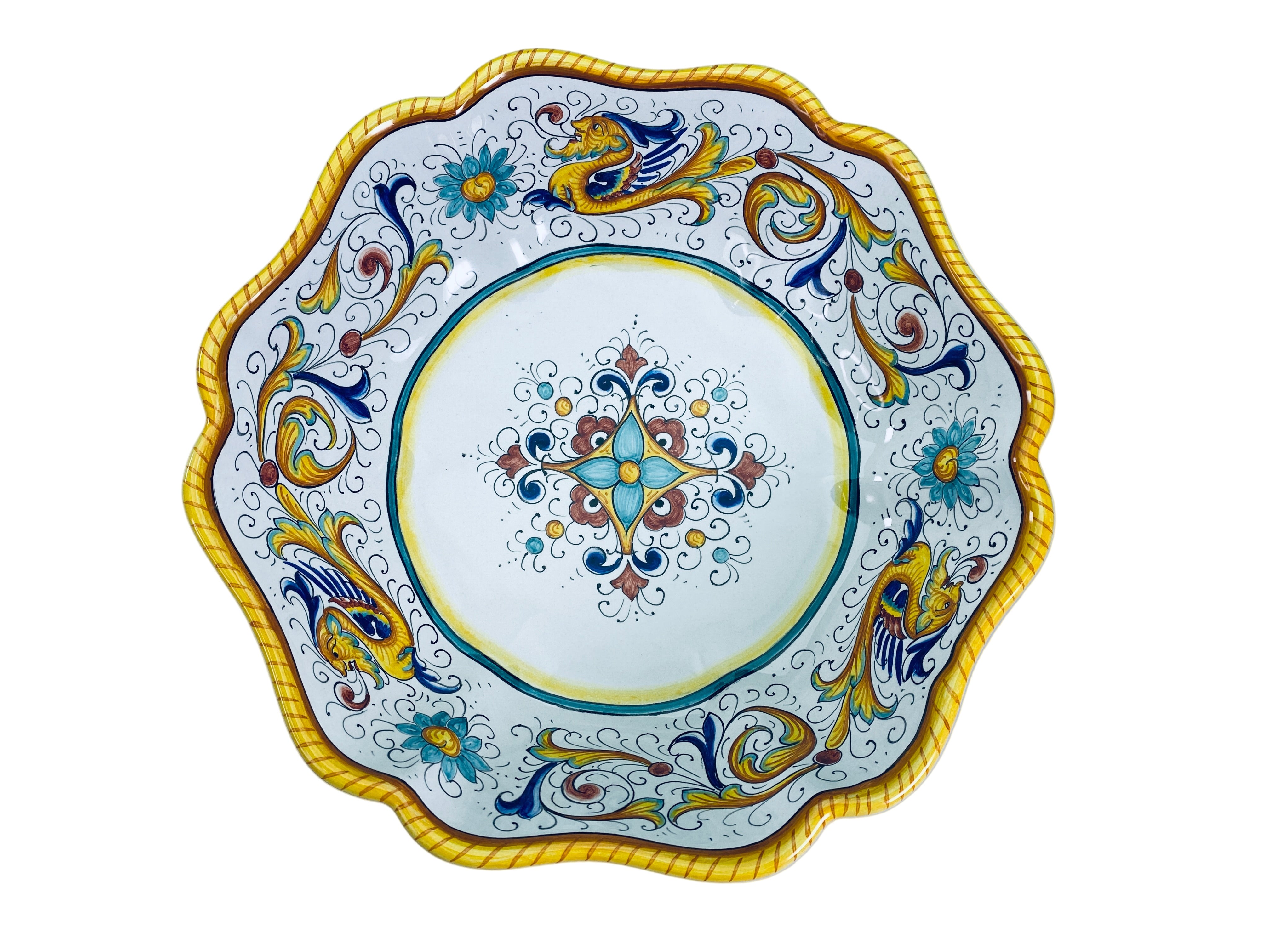 Gialletti & Pimpinelli Raffaellesco Scalloped Serving Bowl - 30cm (11.8")