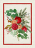 Tessitura Toscana - Tea Towel "Garland Glee Red"