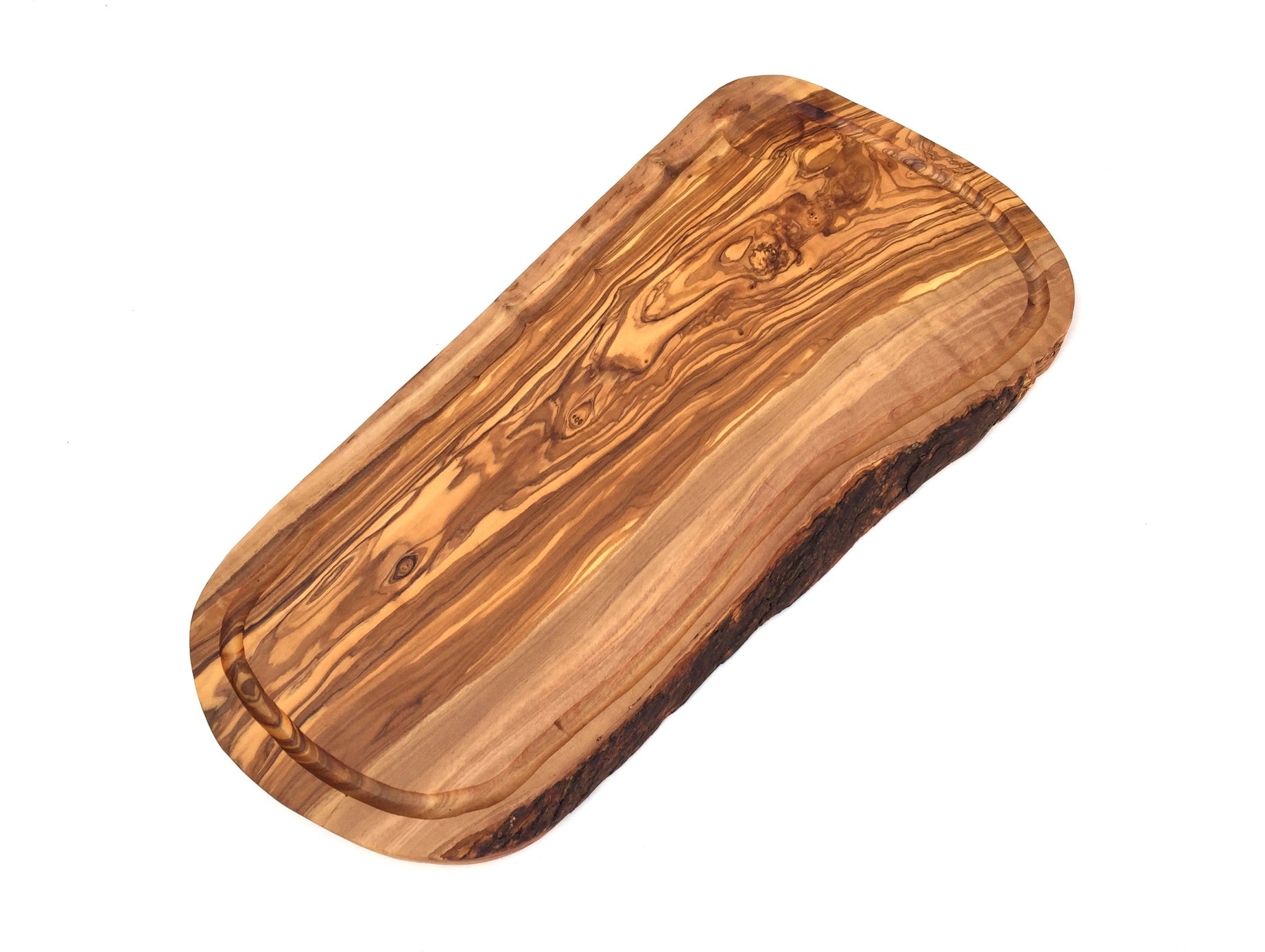 Olive Wood Grooved Serving Board