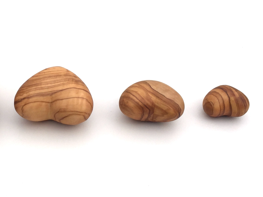 Olive Wood Heart - Three Sizes