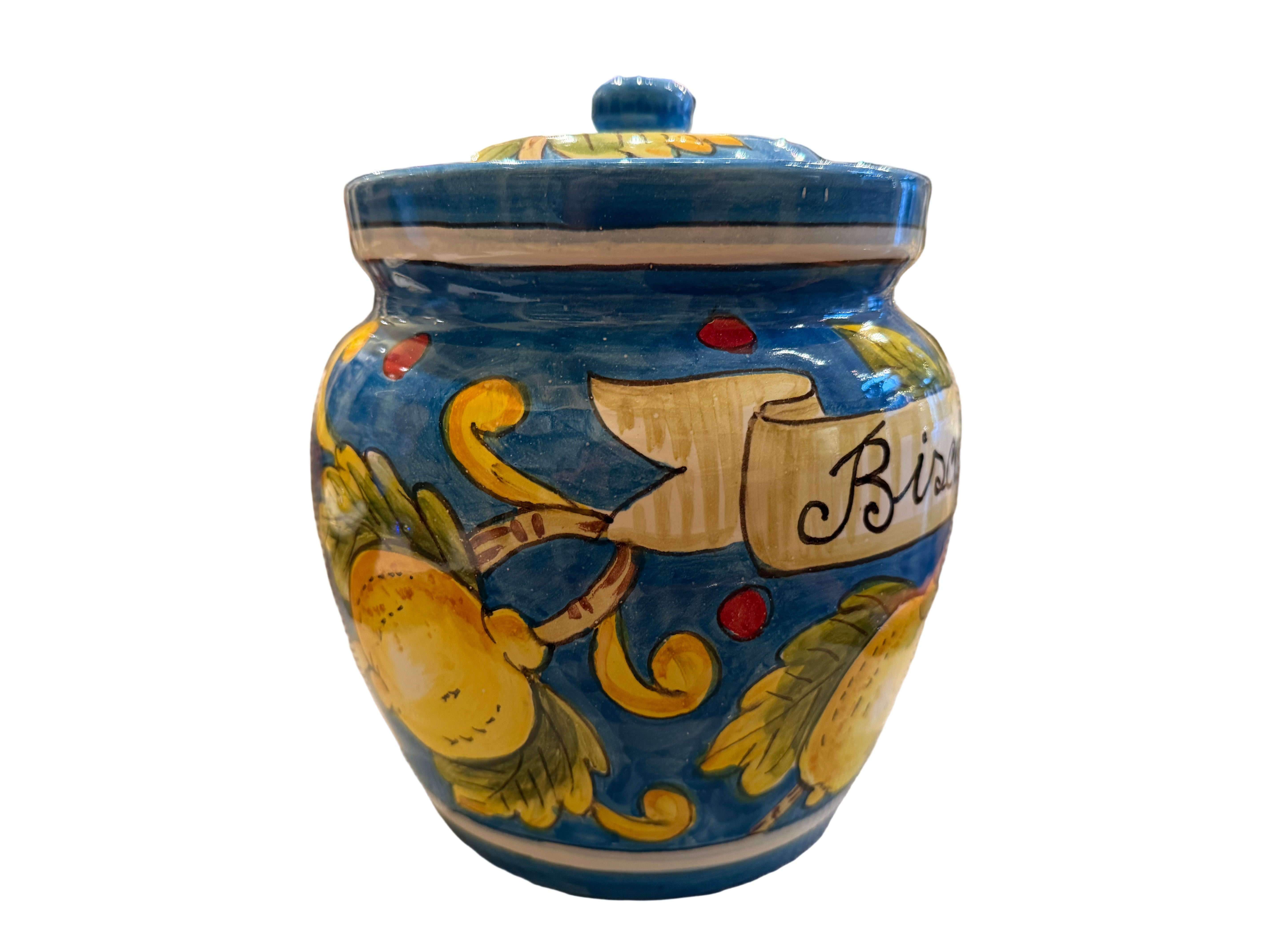 IMA Limoni Biscotti Jar (22cm)