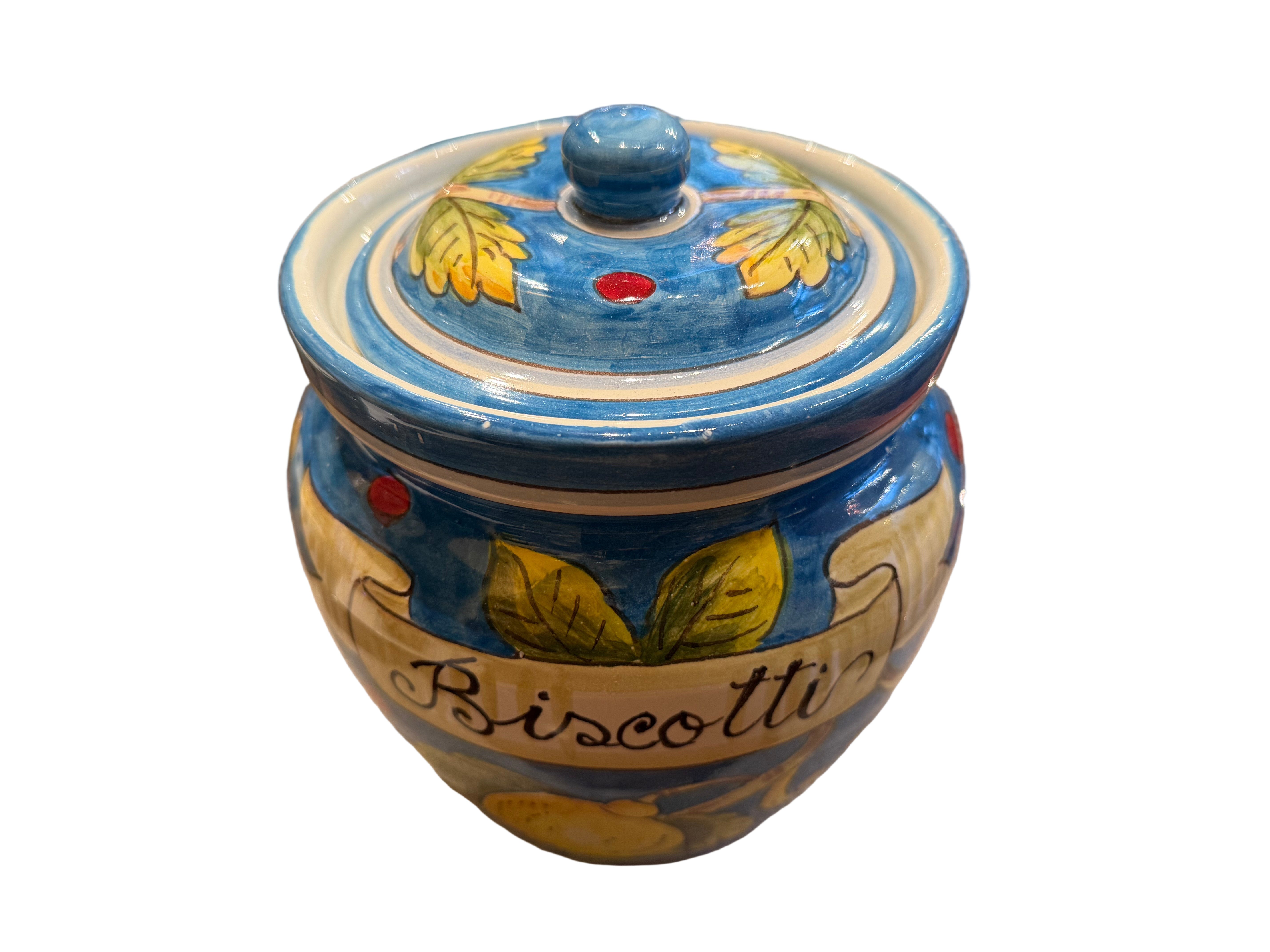 IMA Limoni Biscotti Jar (22cm)