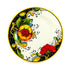 Borgioli - Pomegranate on Black Salad/Dessert Plate (2 Designs)