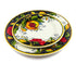 Borgioli - Pomegranate on Black Salad/Dessert Plate (2 Designs)