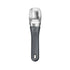 Ice cream scoop with gray plastic handle  on a white background