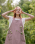Linen Cross-back Apron (Multiple Colours)