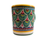 Sberna Geometric Peacock Green Grande Mug