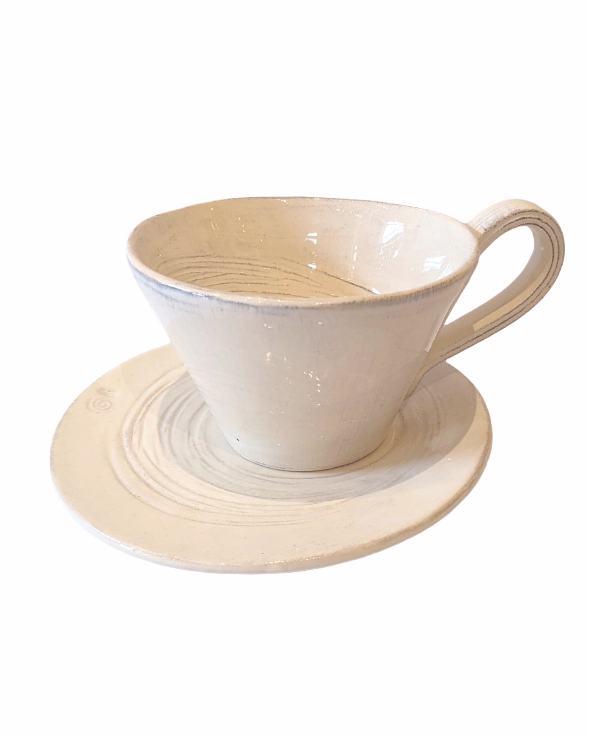 Infinito - Latte/Tea Cup and Saucer