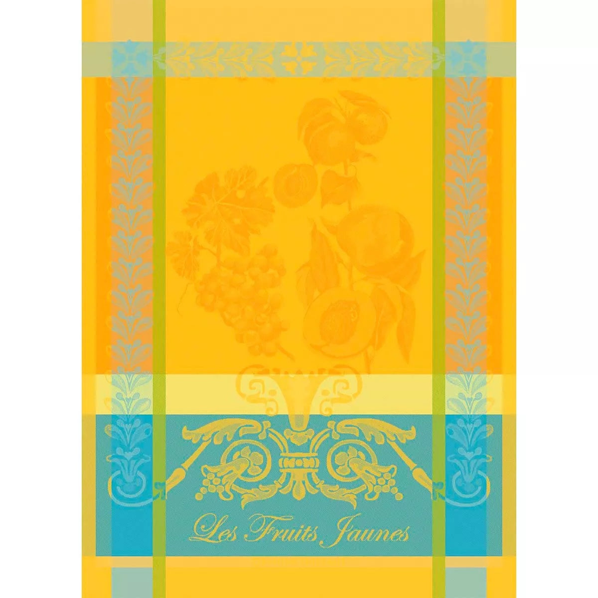 Garnier Thiebaut "Les Fruits Jaunes" Jacquard Kitchen Towel