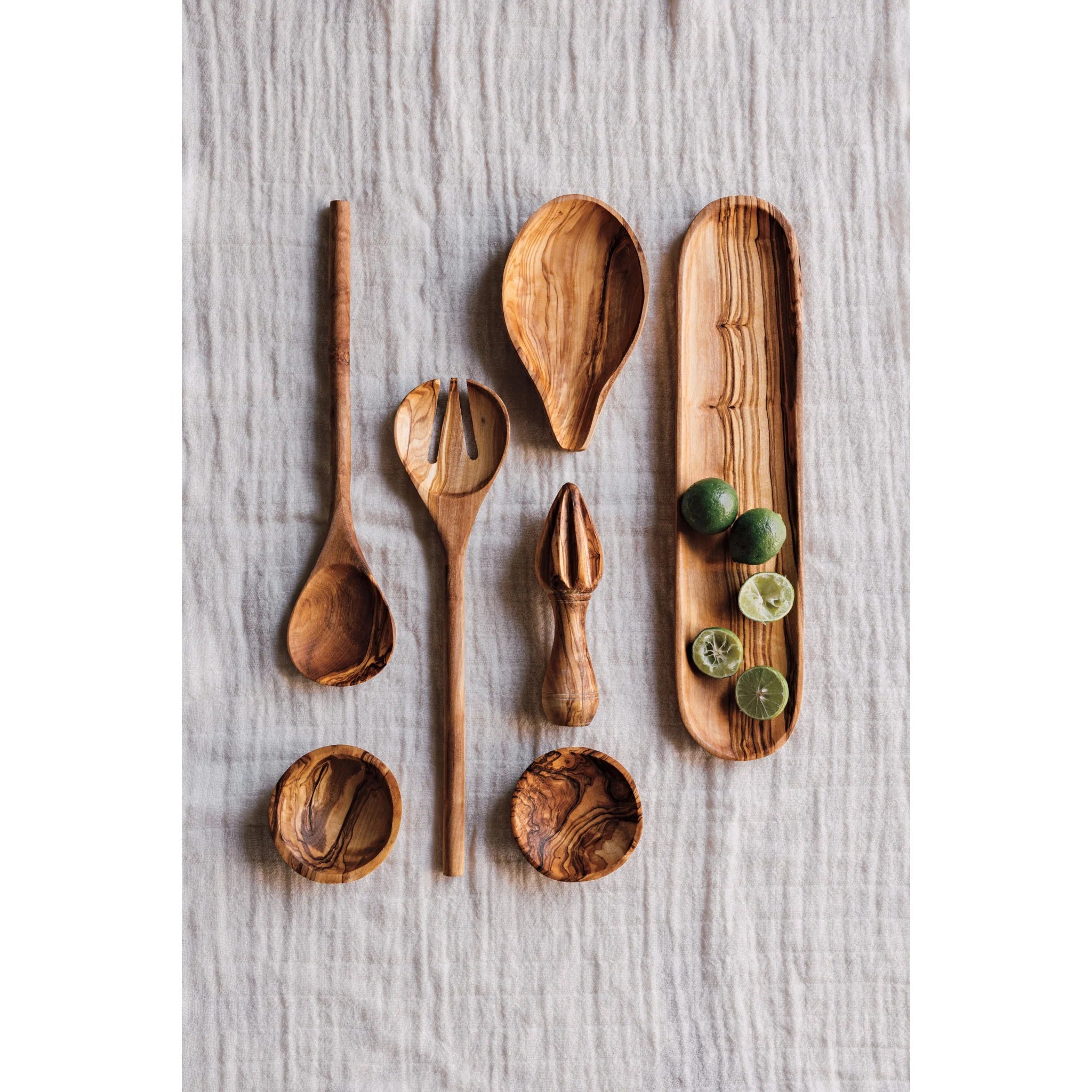 Olive Wood Long Oval Tray