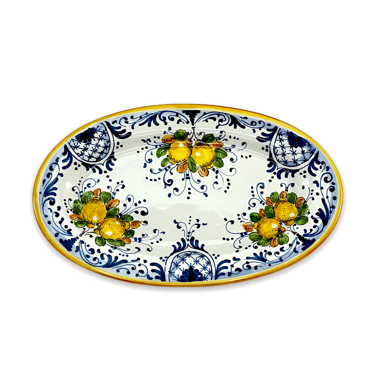 Borgioli - Limoncino Small Oval Platter 17cm x 28cm