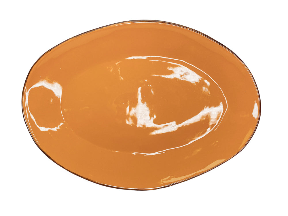 Large Oval Serving Platter (flat rim)