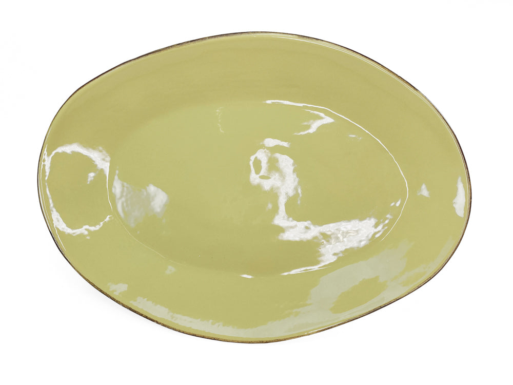 Large Oval Serving Platter (flat rim)