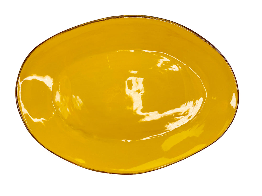 Large Oval Serving Platter (flat rim)