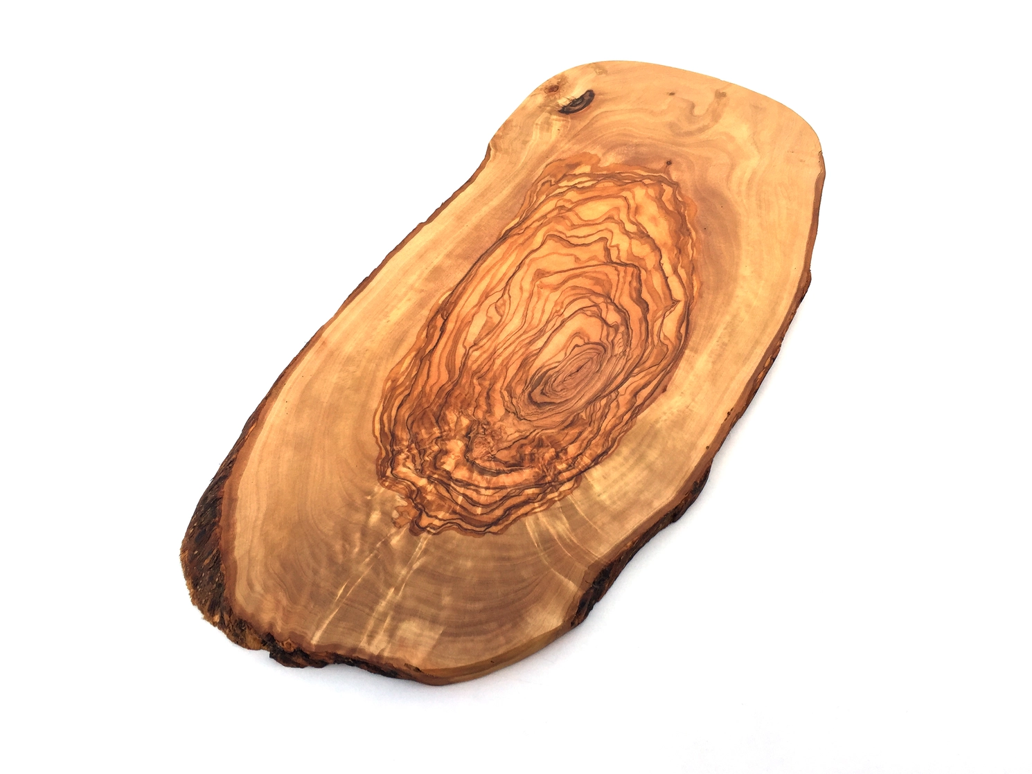 Rustic Olive Wood Oval Board