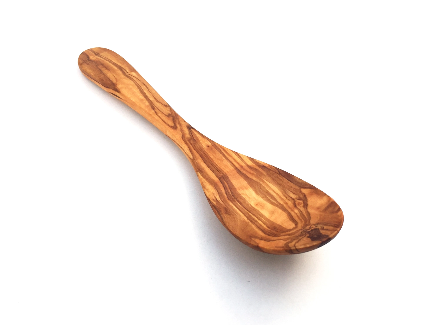 26cm Oval Olive Wood Spoon