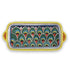Sberna Geometric Peacock Green Rectangular Tray