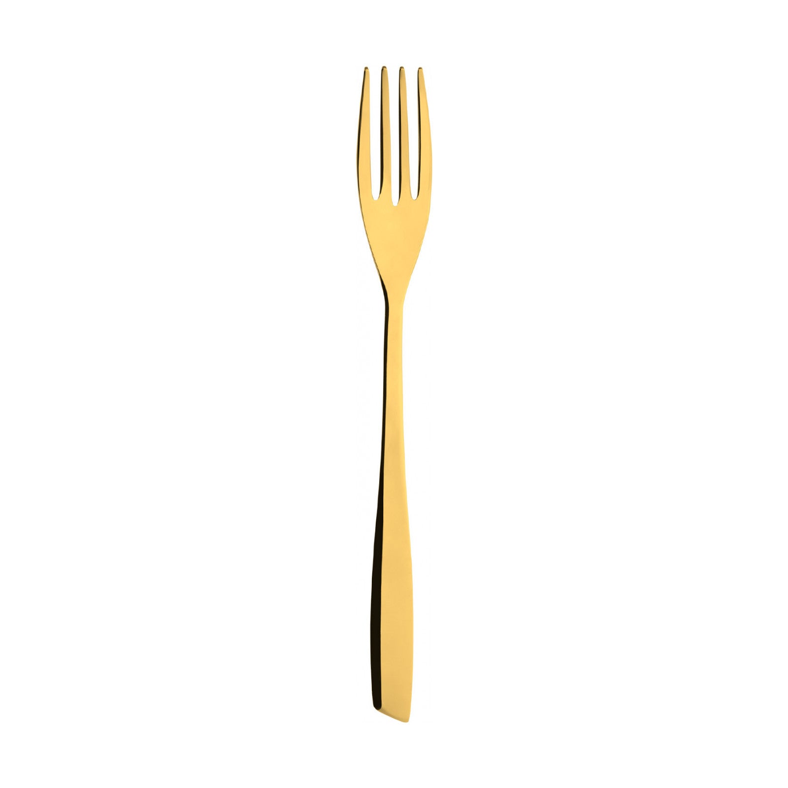 Bugatti Riviera Gold Fruit Fork - Shiny Finish