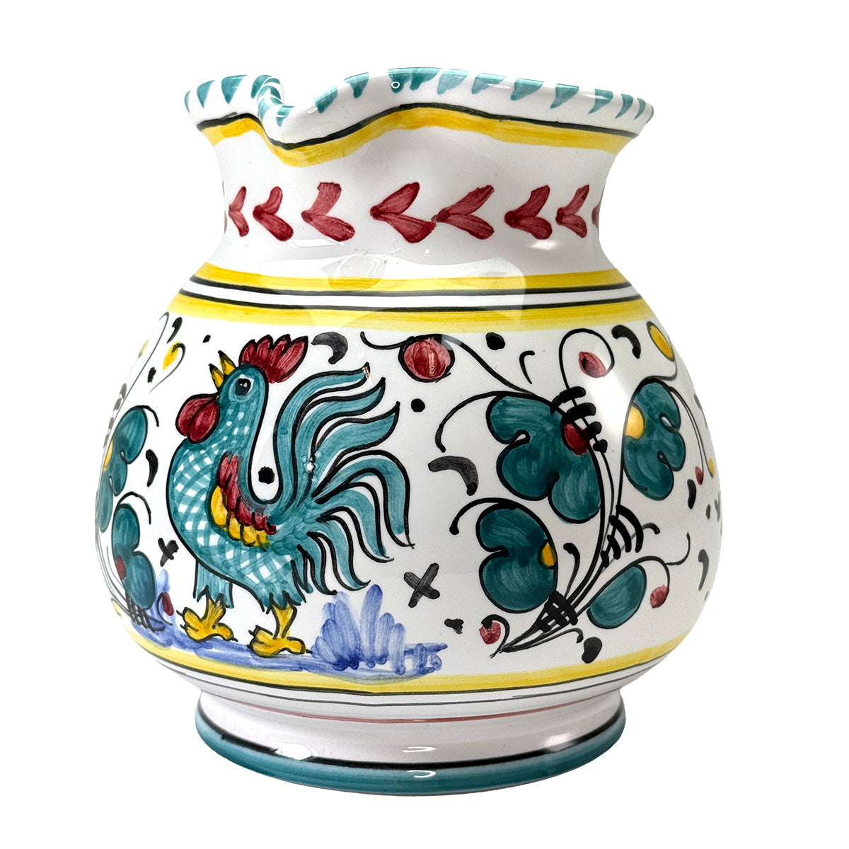 Sberna Gallo Verde Round Pitcher