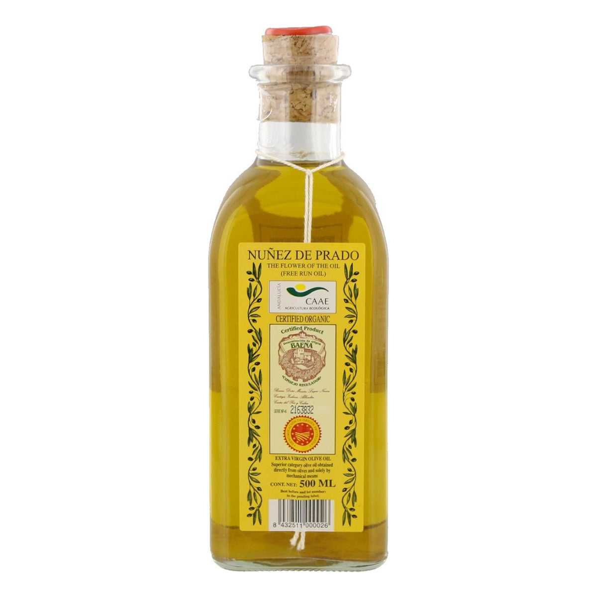 Nunez de Prado Extra Virgin Olive Oil Glass