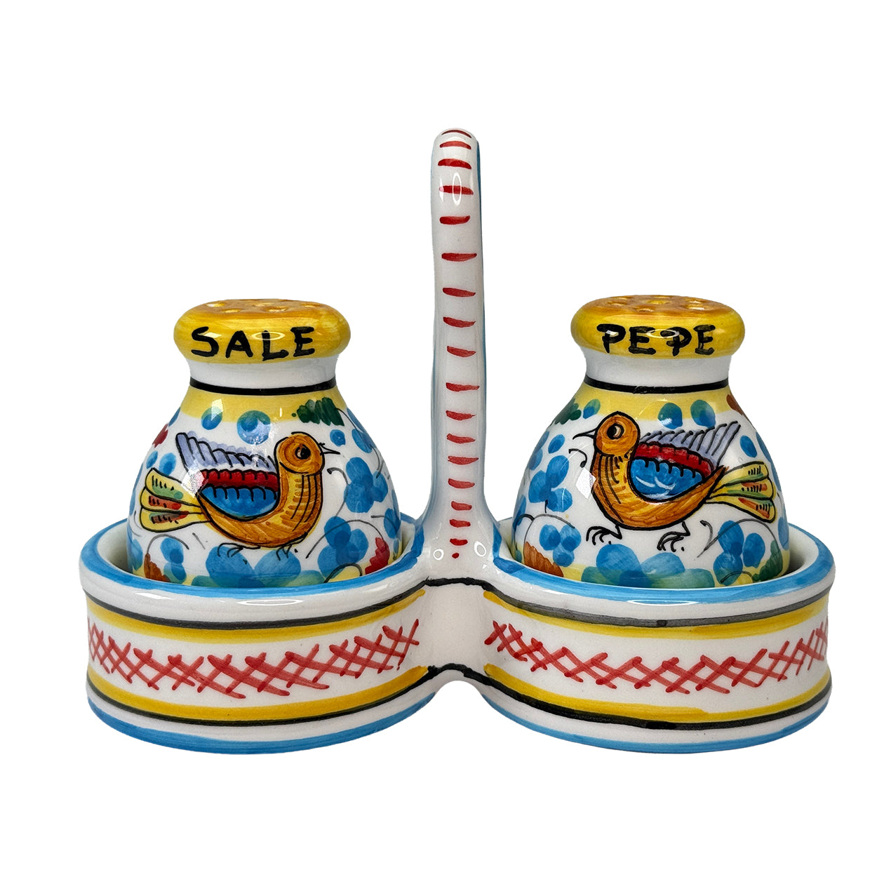 Sberna Arabesco Salt and Pepper w/Caddy