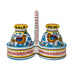 Sberna Arabesco Salt and Pepper w/Caddy