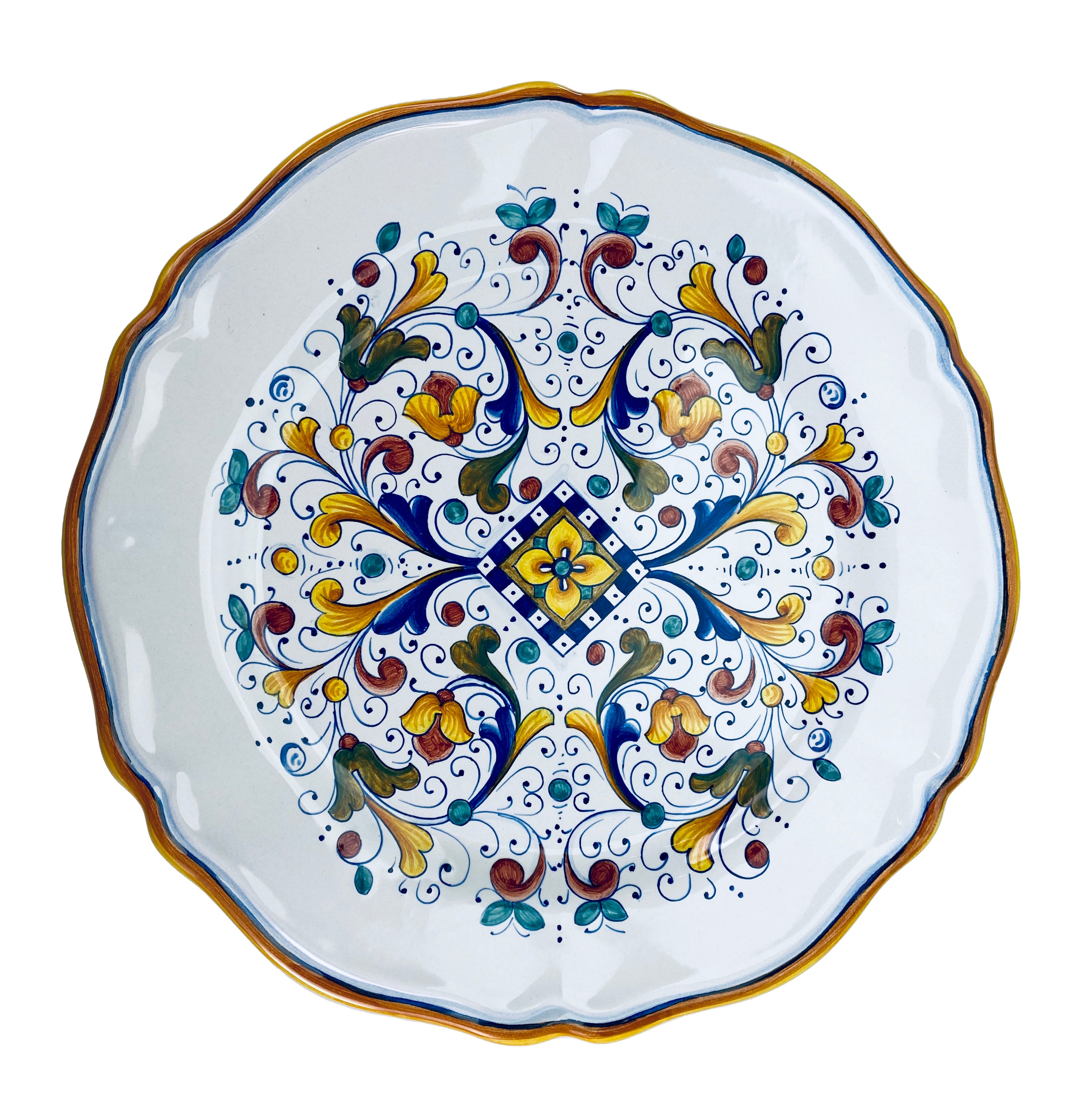 Gialletti & Pimpinelli Rinascimento Scalloped Round Platter