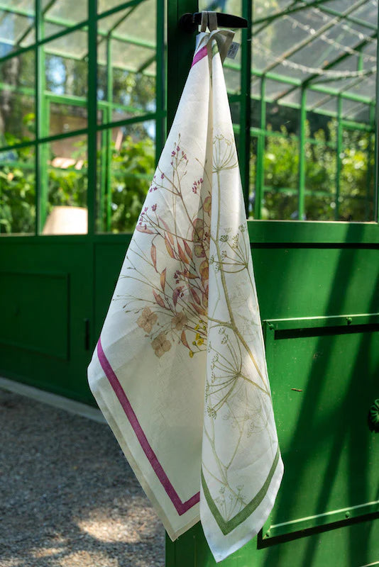 Tessitura Toscana - Linen Tea Towel "Selvatica Verde"