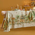 Garnier Thiebaut "Noel Vintage" Printed Tablecloth (50% Linen/Cotton)