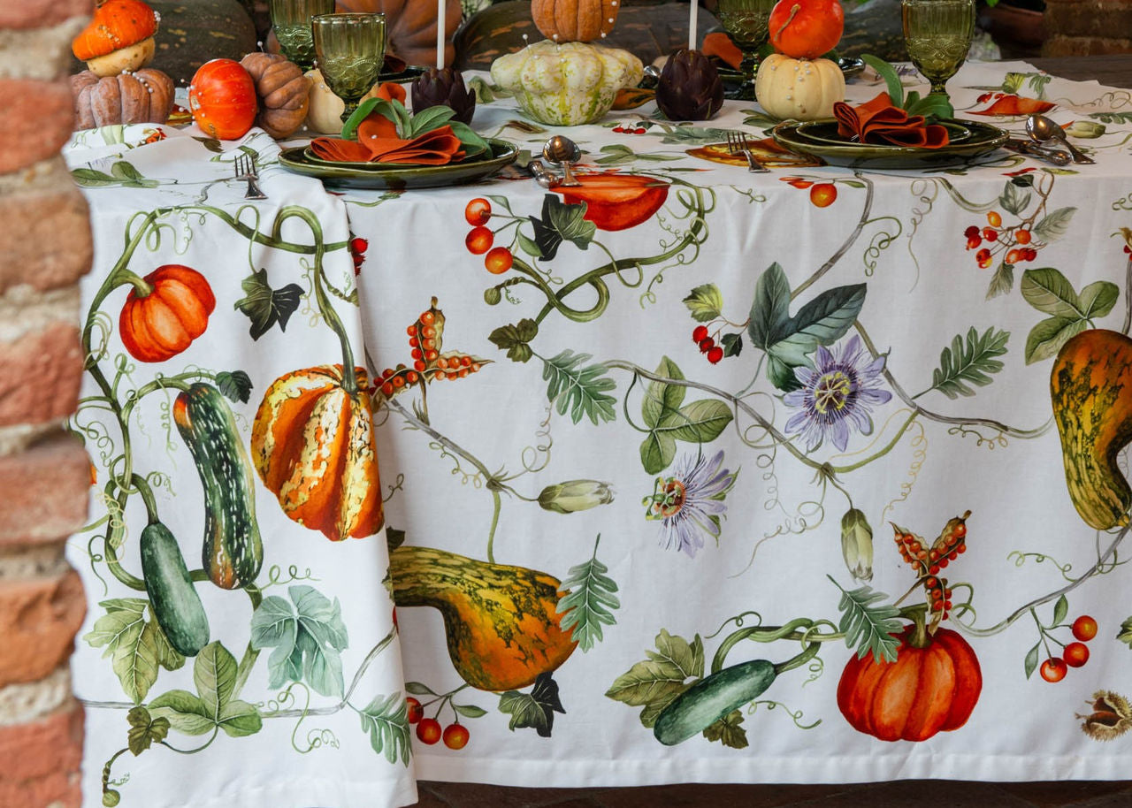 Tessitura Toscana - Cotton Tablecloth "Kurbis"