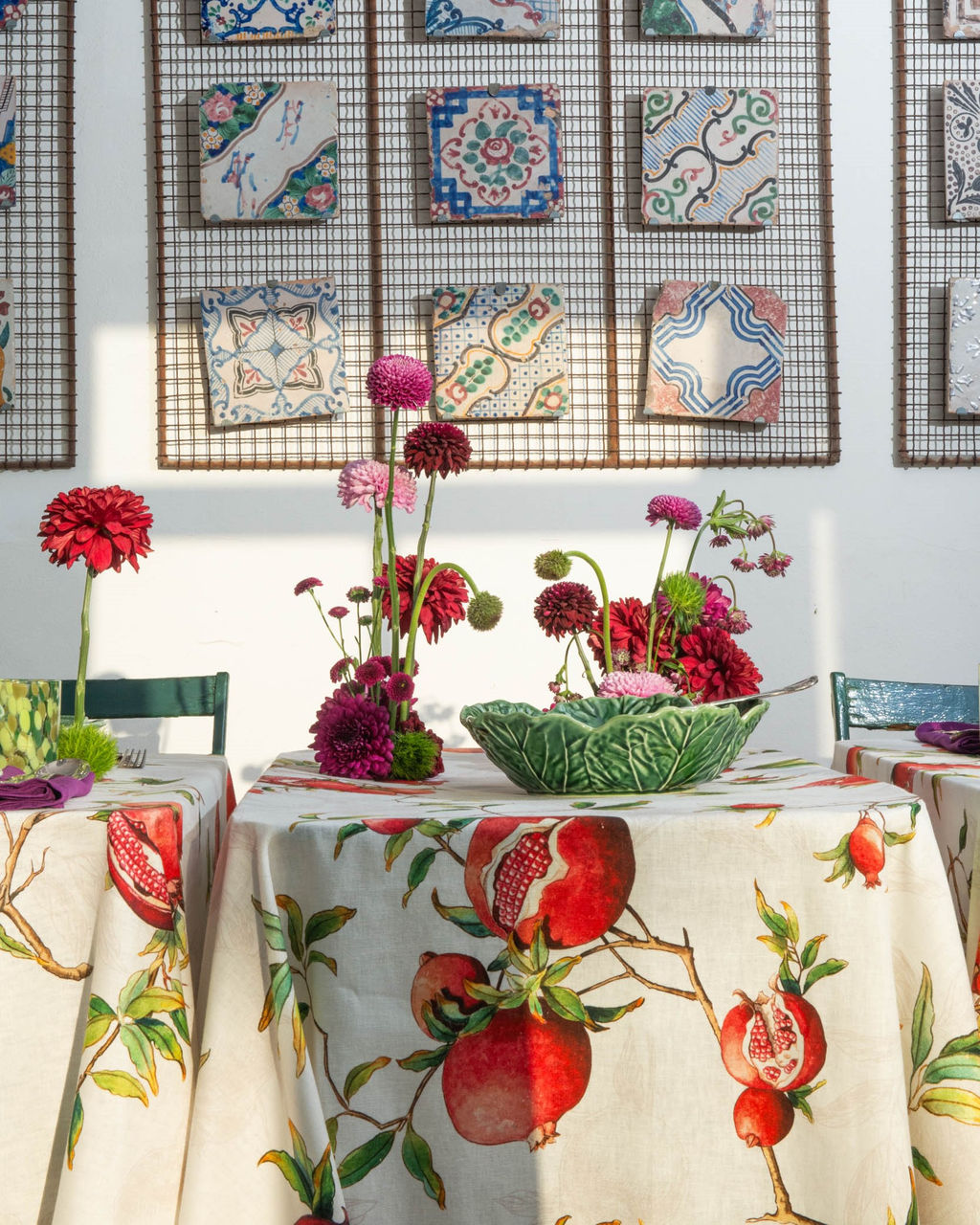 Tessitura Toscana - Mixed Linen Tablecloth "Zakuro" (55% Linen)