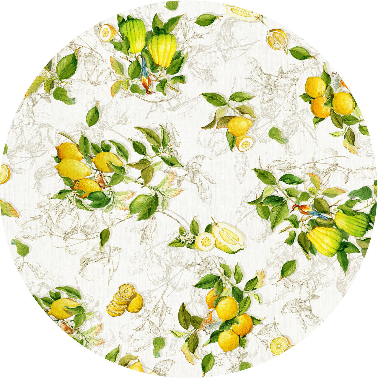 Tessitura Toscana - Linen Tablecloth "Limoncello"