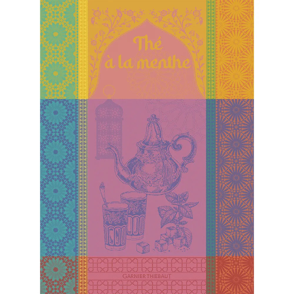 Garnier Thiebaut "The Menthe" Jacquard Kitchen Towel