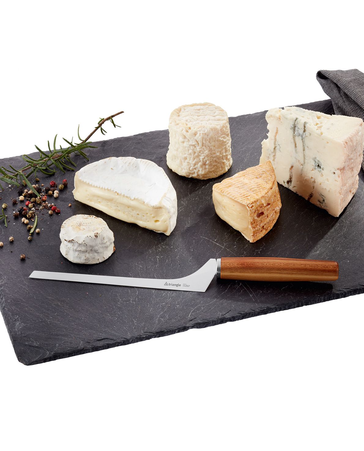 Triangle - Narrow Cheese Knife w/Plum Wood Handle