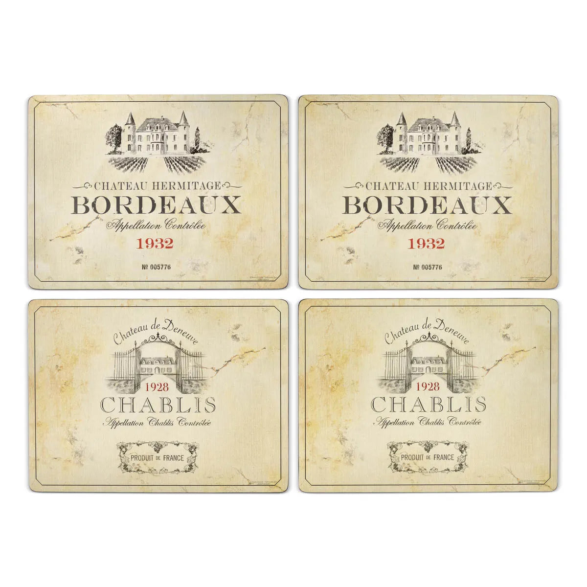 Pimpernel - Vin de France Cork-Backed Placemat (Set of 4)