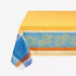 Tissus Toselli Beaulieu Jonquille Azur Tablecloth