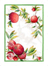 Tessitura Toscana - MIxed Linen Tea Towel "Zakuro Verde"
