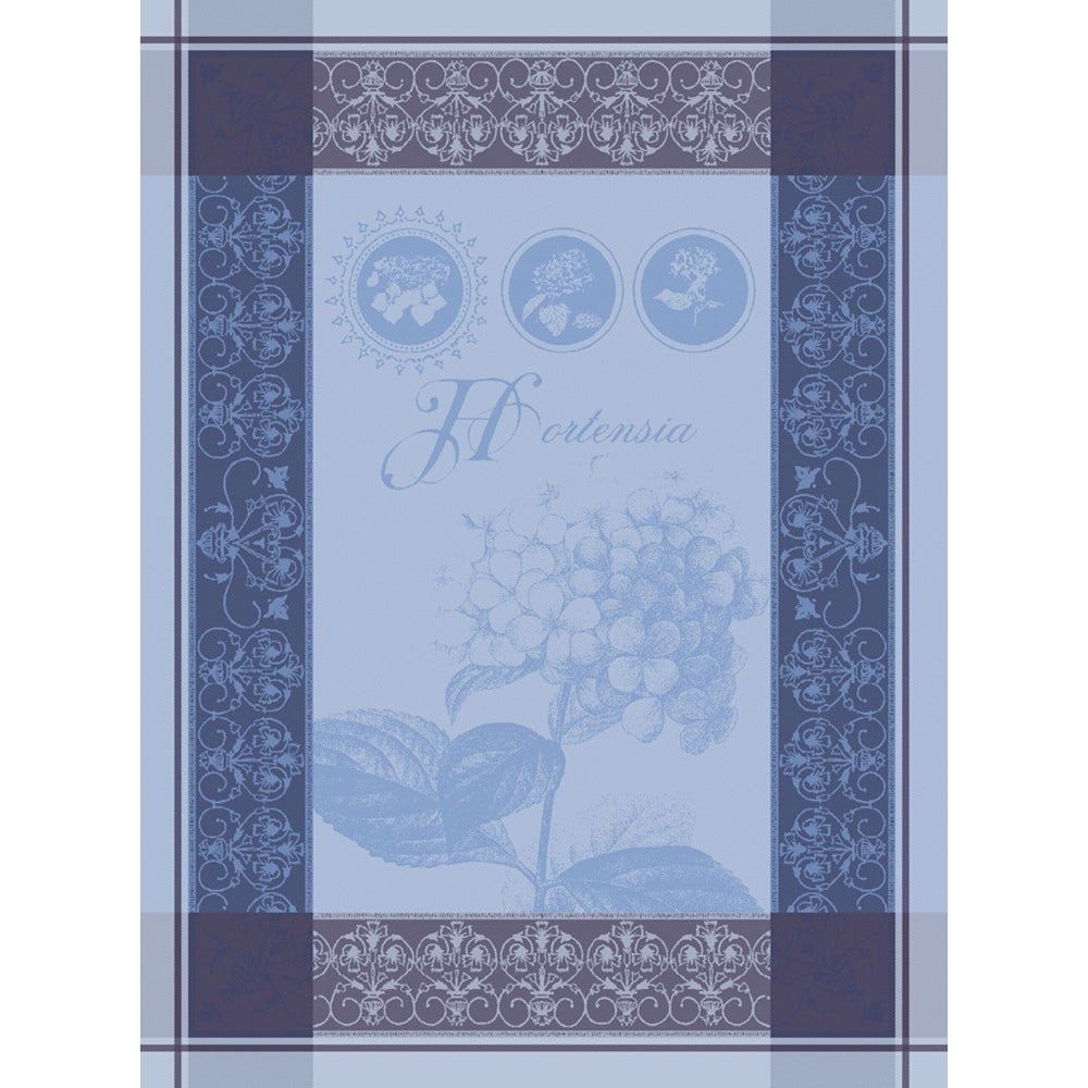 Garnier Thiebaut "Hortensia" Jacquard Kitchen Towel