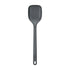 Black spoon on a white background