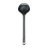 Black ladle on a white background