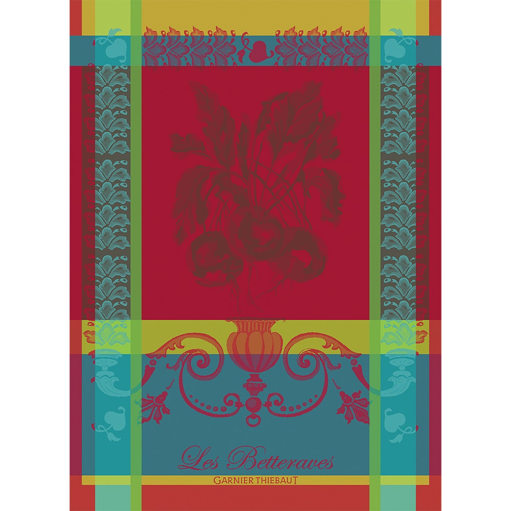 Garnier Thiebaut "Les Betteraves" Jacquard Kitchen Towel