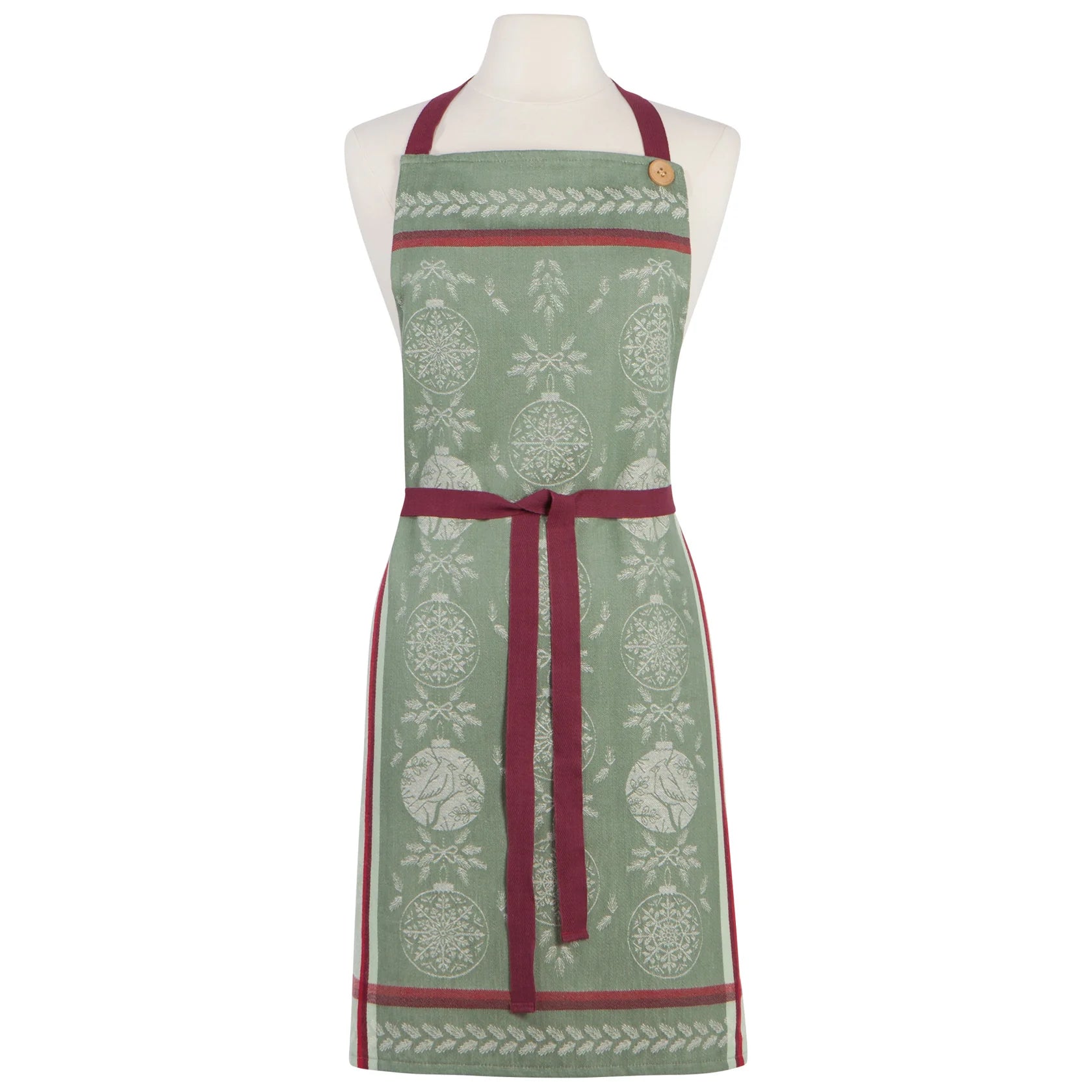 Good Tidings Christmas Jacquard Apron