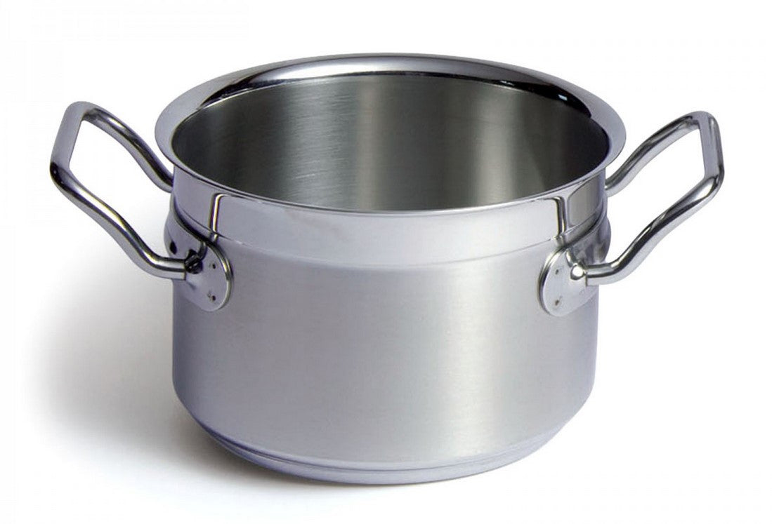 Silga Teknika World's Best Stainless Steel Cookware High Saucepan or Casserole without a lid