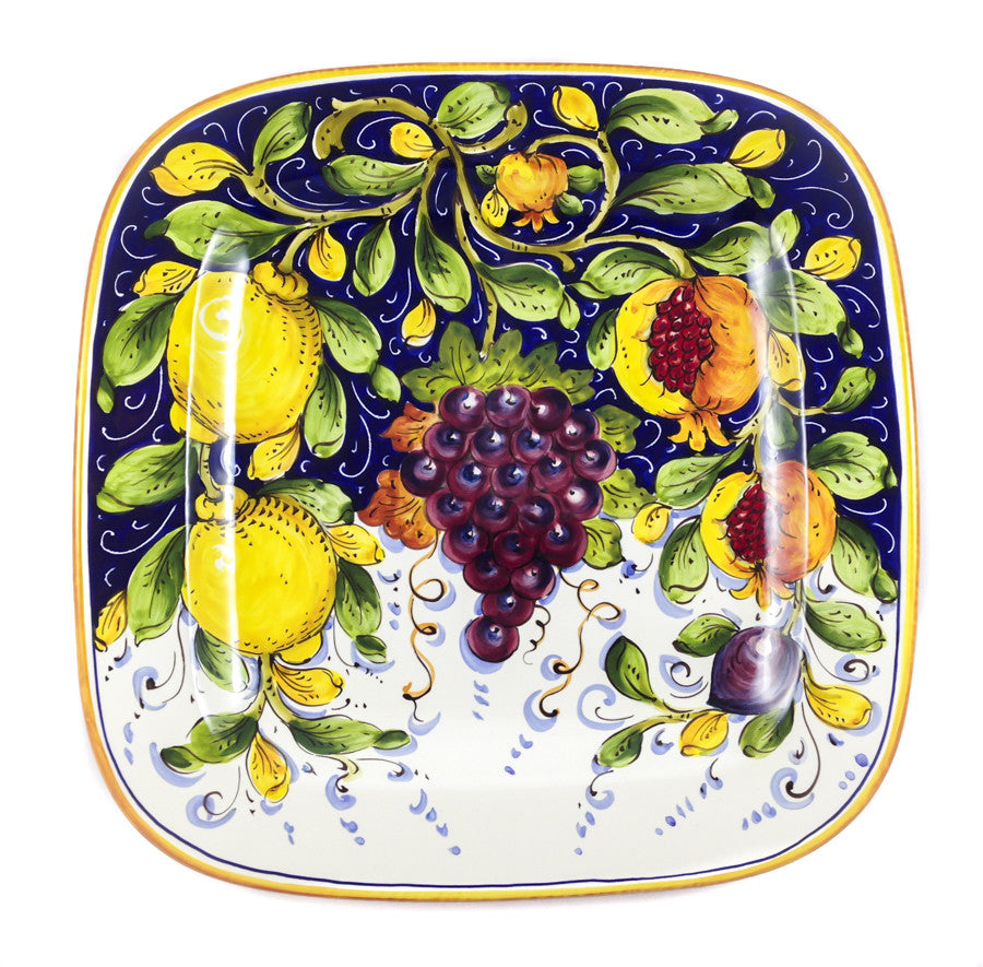 Borgioli - Mixed Fruits Square Platter 34cm (13.4")
