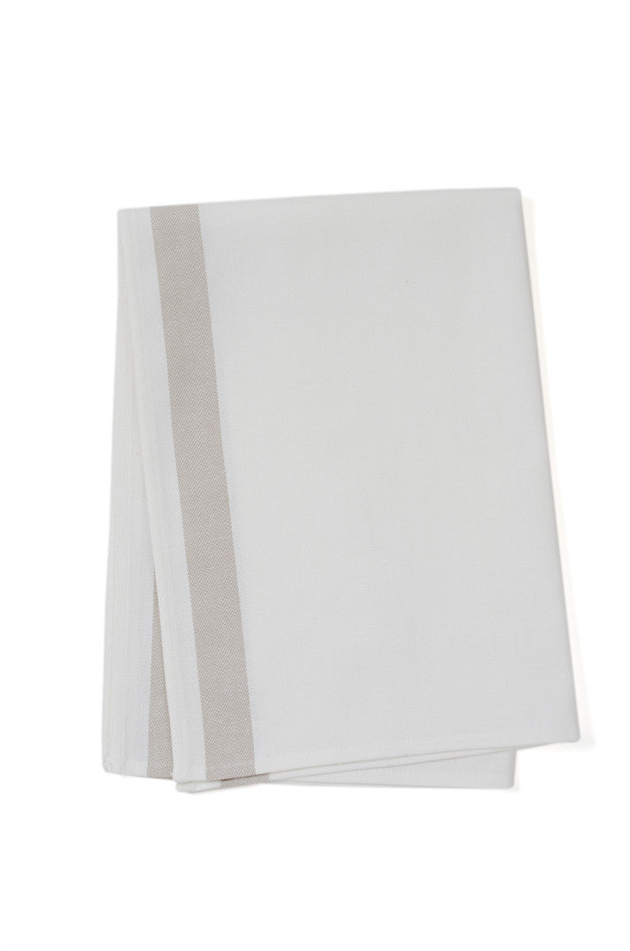 Atelier White/Taupe Cotton Kitchen Towel – The Tuscan Kitchen