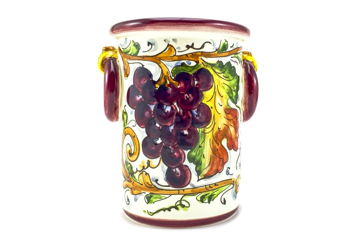 Borgioli - Grapes Bottle or Utensil Holder