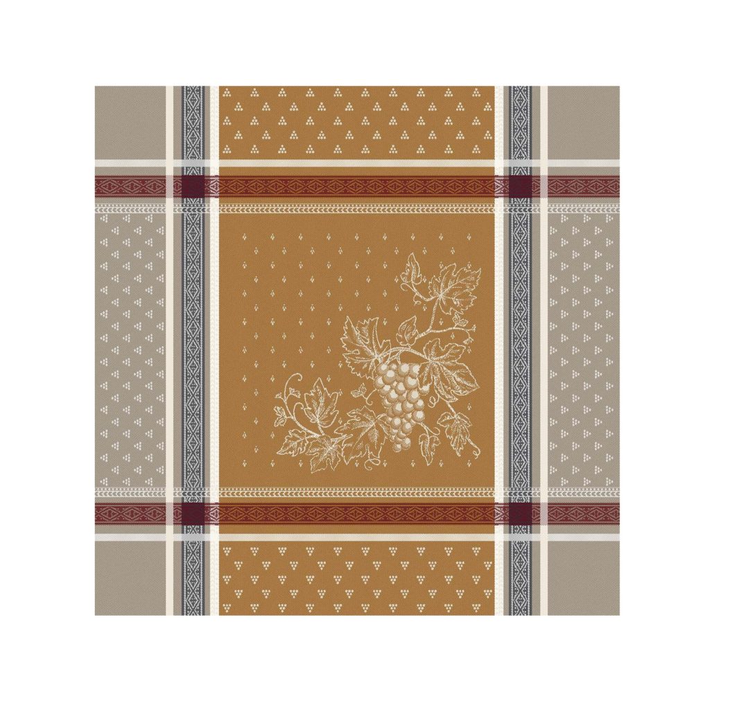 Tissus Toselli Coteau Cannelle Napkin