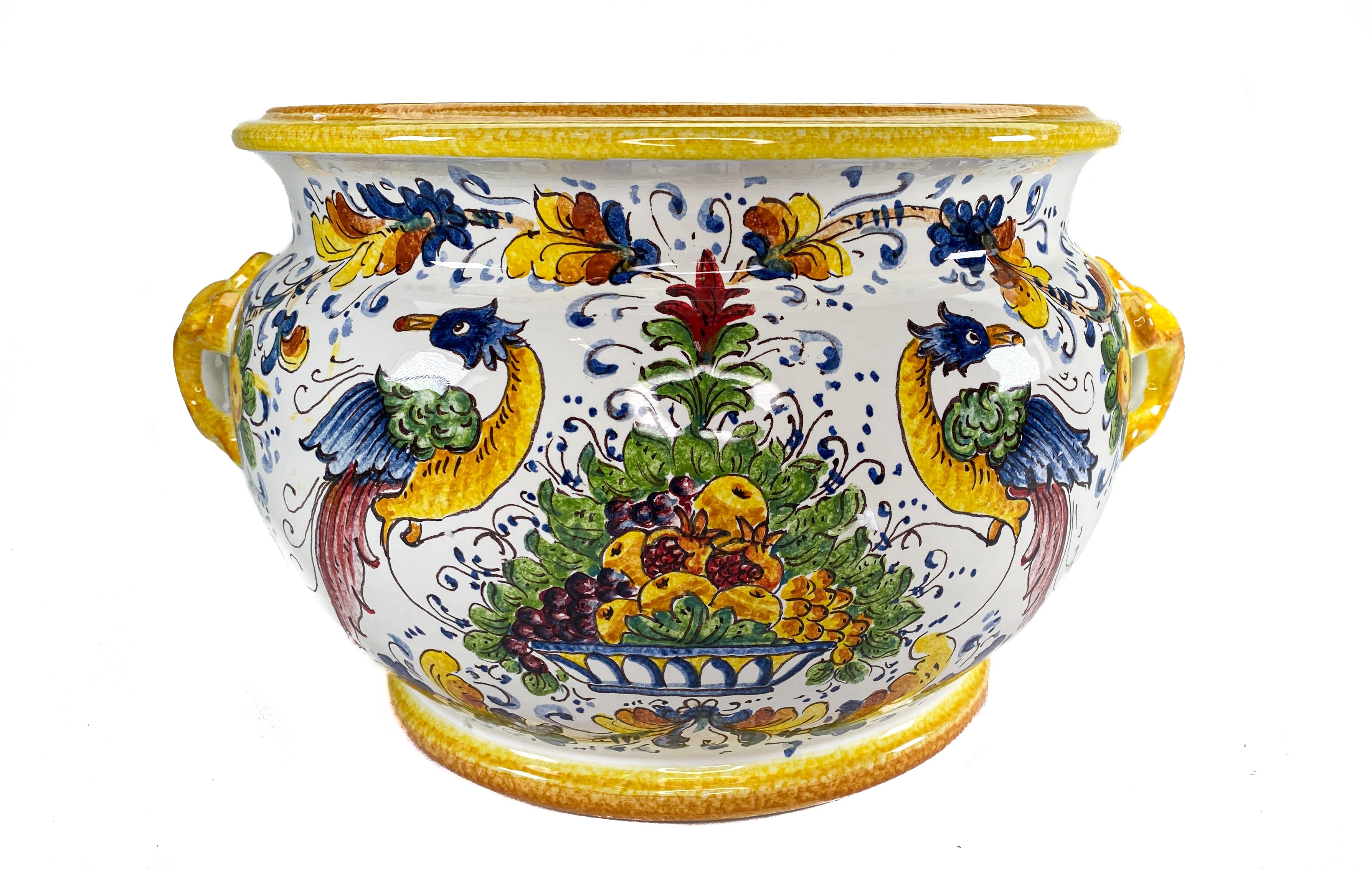 Borgioli - Birds of Paradise Cache Pot 35cm